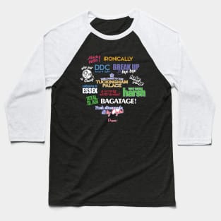 Catchphrases from Drag Race UK Baseball T-Shirt